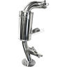 02-330pl-c Bikeman Performance Ceramic Chrome Powder Lite Slip On Muffler