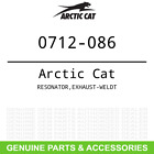 0712-086 Arctic Cat Oem Resonator