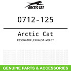 0712-125 Arctic Cat Oem Resonator 0712-125 Arctic Cat Oem Resonator