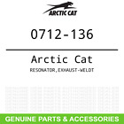 0712-136 Arctic Cat Oem Resonator
