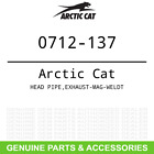 0712-137 Arctic Cat Oem Head Pipe