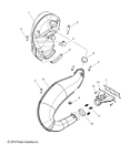 1263038 Polaris Tuned Pipe New Oem