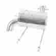 131-118 Straightline Performance Lightweight Silencer Polished Exhaust Arctic Cat M8 2007 To 2009