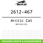 2612-467 Arctic Cat Oem Textron Muffler
