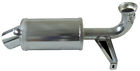 331-204 Sno Stuff Rumble Pack Single Canister Silencer Nickel Chrome