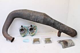 11055 Aaen Yamaha Phazer Ii Pz480 Pipe With Dial A Jet Carburetors And Boyesen Reeds