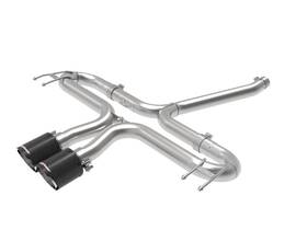49-36625-c Afe Takeda For 2-1/2in 304 Ss Axle-back Exhaust With Carbon Tips 17-20 Honda Civic