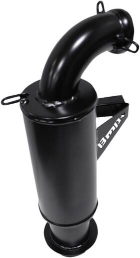 02-321pl Bikeman Performance 2-321pl Powder Lite Slip-on Muffler