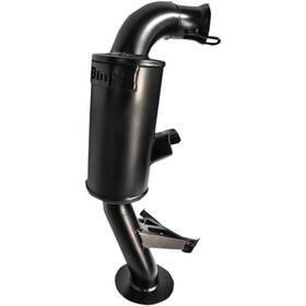 3912-b389665-42 Bikeman Performance Powder Lite Muffler-black For 2020 Polaris 850 Rmk Khaos 155