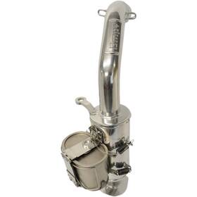 6044-b411929-14 Bikeman Performance Powder Lite Muffler-munchie Version-ceramic Chrome For 2018-2019