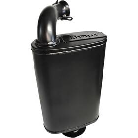 8433-b344707-63 Bikeman Performance Full Velocity Muffler-black For 2016-2019 Polaris 800 Rmk Assault 155