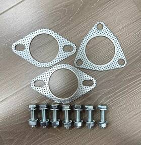 Eb-1270 Budurerbest 2.25 Inch / 2.5 Cat Pipe Back Exhaust Hardware And Gasket Kit For Honda Acura