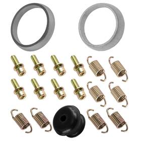 Gl2030yx177dm Caltric Exhaust Muffler Silencer Kit For Polaris Rush 600 / Switchback Pro-r 2011-12