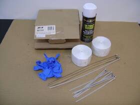 901333 Dei Exhaust Wrap Kit 2x15ft White With Ht Silicone Coating