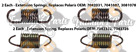 Fmpsmpol16 Spi Polaris Indy Touring Classic Snowmobile Exhaust Spring Replacement Kit