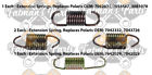 Fmpsmpol18 Spi Polaris Classic Indy Snowmobile Exhaust Spring Replacement Kit
