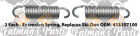Fmpsmsd08 Spi Formula Iii Mach Snowmobile Fuel Tank Bracket Stainless Steel