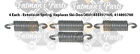 Fmpsmsd10 Spi Formula Touring Le Sle Snowmobile Exhaust Spring Replacement Kit