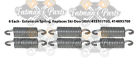 Fmpsmsd12 Spi Mx Snowmobile Exhaust Spring Replacement Kit