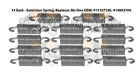 Fmpsmsd19 Spi Mxz Tnt Snowmobile Exhaust Spring Replacement Kit