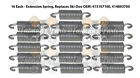 Fmpsmsd21 Spi Mxz Tnt Snowmobile Exhaust Spring Replacement Kit