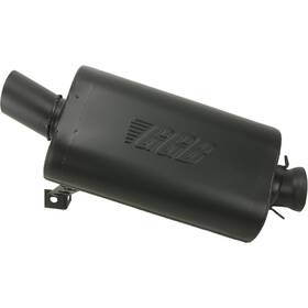 Ggb Exhaust 761-0037-2 Black Quiet Muffler -
