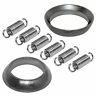 Gu4332mg118hf Unbranded Exhaust Gaskets Springs Kit For Arctic Cat Wildcat