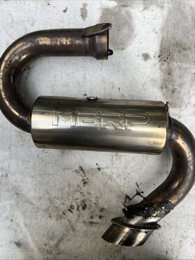 Mbrp Exhaust 241-90207r Race Can For Polaris Rmk