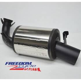 241-90216t Mbrp Exhaust Nos Polaris 2019-23 Axys 650 850 Stainless Steel Trail Muffler