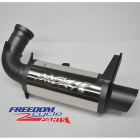 241-90333r Mbrp Exhaust Nos Ski-doo 2014-17 Mxz 600rs Stainless Steel Race Muffler