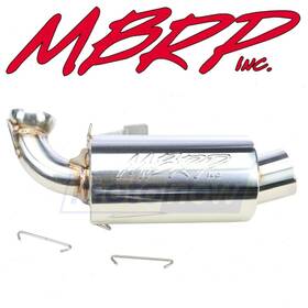 50eb Mbrp Mn/50eb Standard Series Performance Exhaust Silencer For 2009 Ski-doo Summit Kj