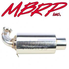 Jg0a Mbrp Mn/jg0a Standard Series Performance Exhaust Silencer For 2005-2007 Ski-doo Bk
