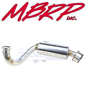 Sk8h Mbrp Mn/sk8h Standard Series Performance Exhaust Silencer For 1998 Ski-doo Formula Z Ri