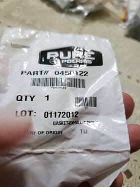 Polaris 0450122 Exhaust Pipe Gasket