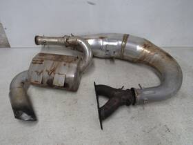 09-8341 Polaris 02 Rmk 800 Edge Slp Exhaust Pipe Set Can Muffler Y Silencer #0211