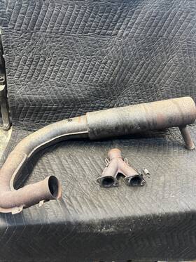 0986539 Polaris 1984 Indy Trail 340 Exhaust /manifold