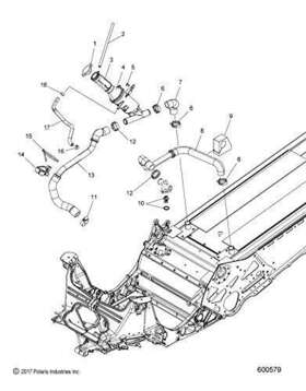 5416295 Polaris Support-hose Rmk Pro-rmk Assault 600 800 Khaos