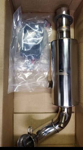 Polaris 810080581623 2019-24 Axys 850 Patriot Ultra Lite Muffler Polished Stainless Steel