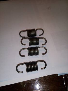 Kx021071 Polaris 4 Exhaust Springs Fits All Models 1976-2006 1 3/4 Inch Long