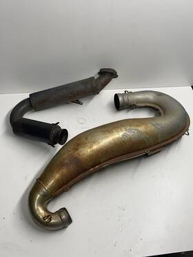 Ski-doo 053336 Mxz Summit 800 Zx Chassis Exhaust Pipe And Silencer Can Need Repair