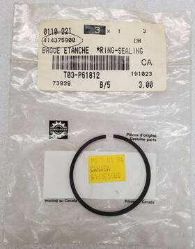 Ski-doo 414375900 Ski-doo Exhaust Pipe Sealing Ring 9500 Type 454 Vintage Oem Nos 80s