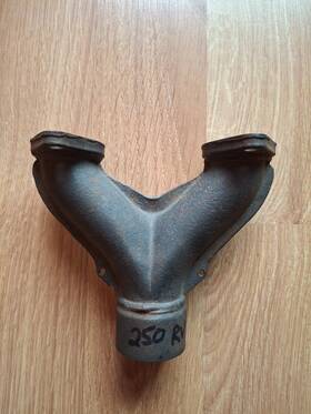 420-878-120 Ski-doo 1975 1976 245 250 340 Rv Exhaust Manifold Twin With Single Can