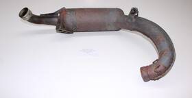514052852 Ski-doo 2001 Mxz 380 Rer Fan S Chassis Exhaust Expansion Chamber Pipe