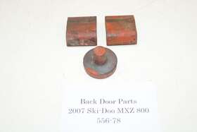 514053372 Ski-doo 2007 Mxz 800 Blizzard Ho Ptek Rev Exhaust Stoppers Muffler Rubber Bumper