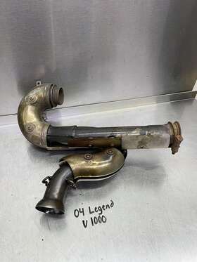 514053707 Ski Doo Ski-doo Muffler Exhaust Pipe Assembly 2004-2005 Legend V-1000 Gt 03 04