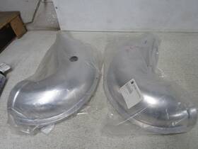 514055617 Ski-doo 19-21 Summit G4 850 E-tec Gen 4 Exhaust Heat Shields Upper Lower Rm-324