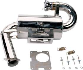 Sno Stuff 4398-s336637-78 Rumble Pack Single Canister Silencer For 2003-2004 Polaris 700 Pro X