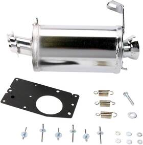 9360-s418561-90 Sno Stuff Rumble Pack Single Canister Silencer For 1999-2001 Arctic Cat Zr 500