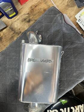 Pol9m-1 Speedwerx - Polaris 9r Ceramic Coated Lightweight Muffler