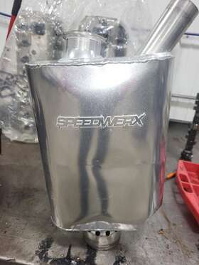 Sd850m1cc Speedwerx Lightweight Muffler Ceramic Coated 2022-2024 Polaris 850 Patriot Boost Vr1